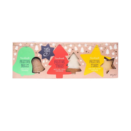 Festive Trio Box Christmas Gifting Cookies