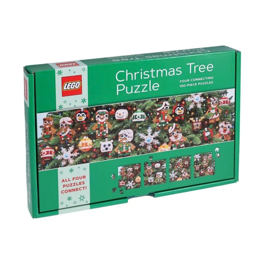 Lego Christmas Tree 4 Connecting 100 Piece Puzzles