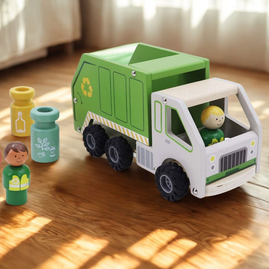 Kaper Kidz The Wooden Recycling Garbage Truck