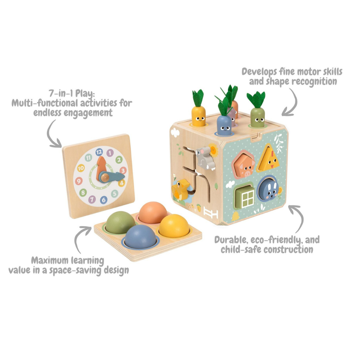 Tooky Toy Activity Cube