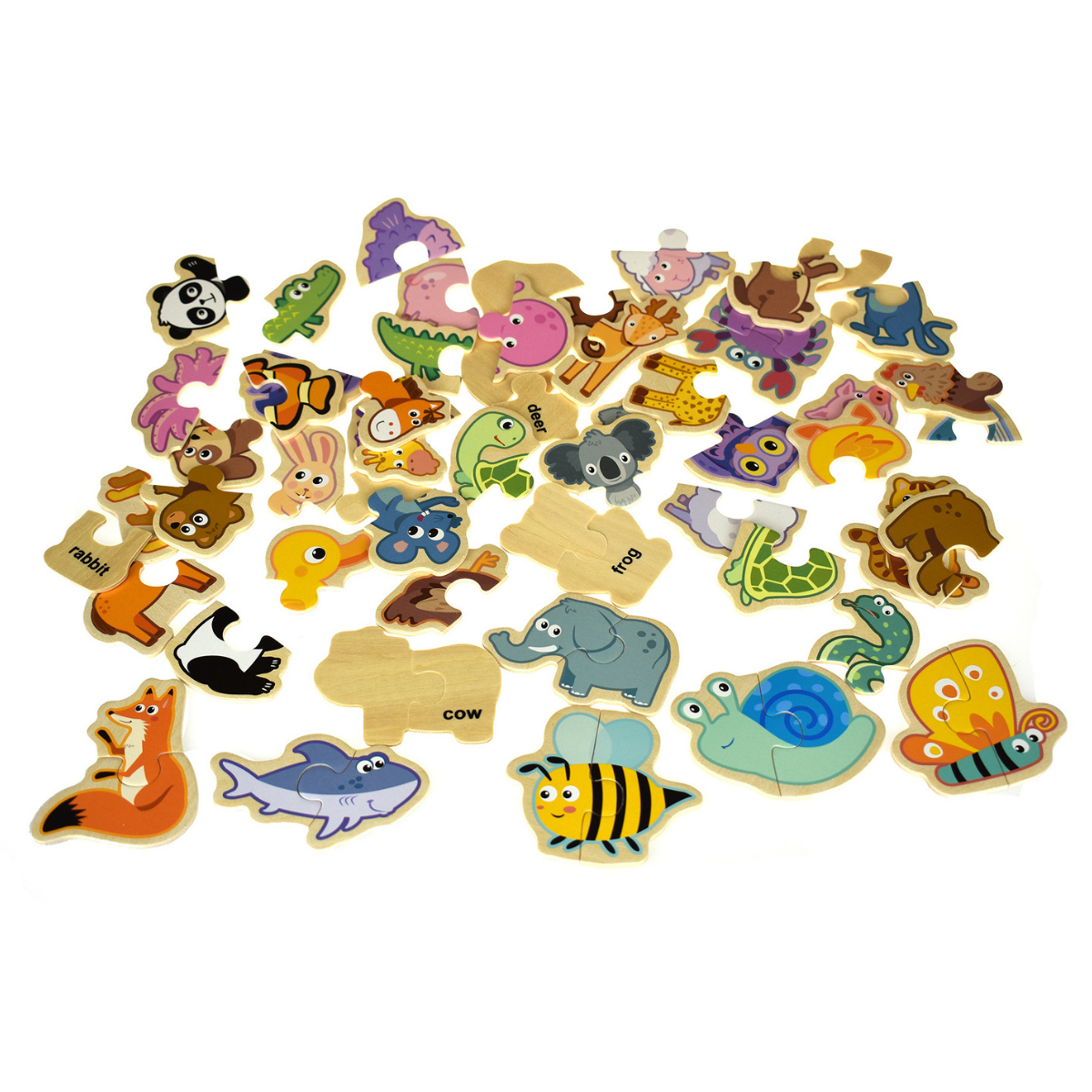 Kaper Kidz Animal Matching 2 Piece Puzzle