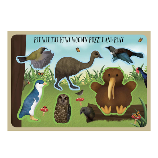 Pee Wee the Kiwi Wooden Puzzles
