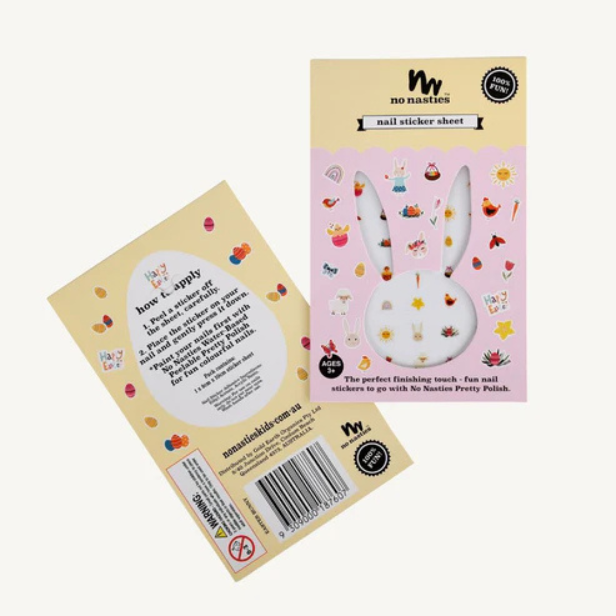 No Nasties Easter Nail Sticker Sheet
