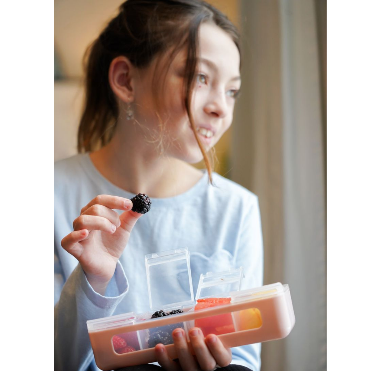 Melii 4 Compartment Snackle Box