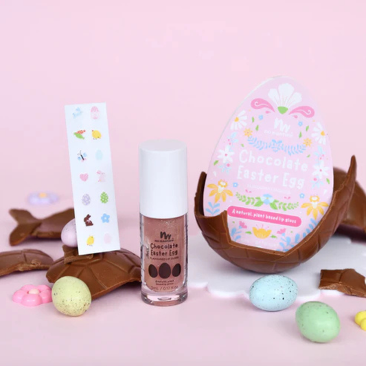 No Nasties Kids Easter Natural Lip Gloss + Nail Stickers Gift