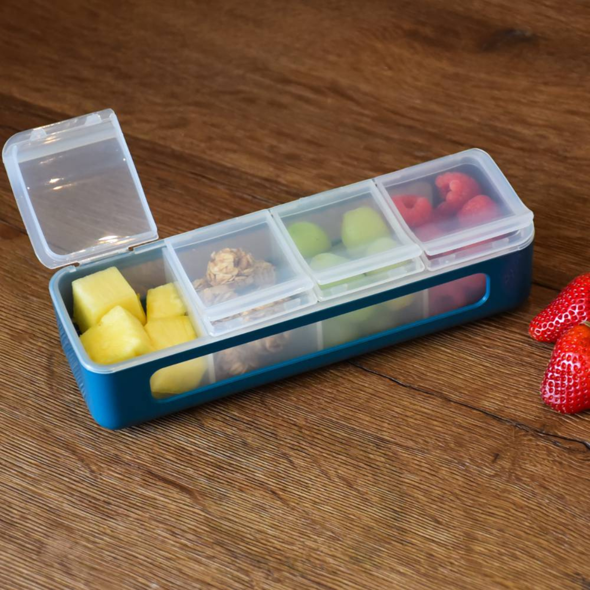 Melii 4 Compartment Snackle Box