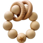 Wooden Star Bead & Silicone teether