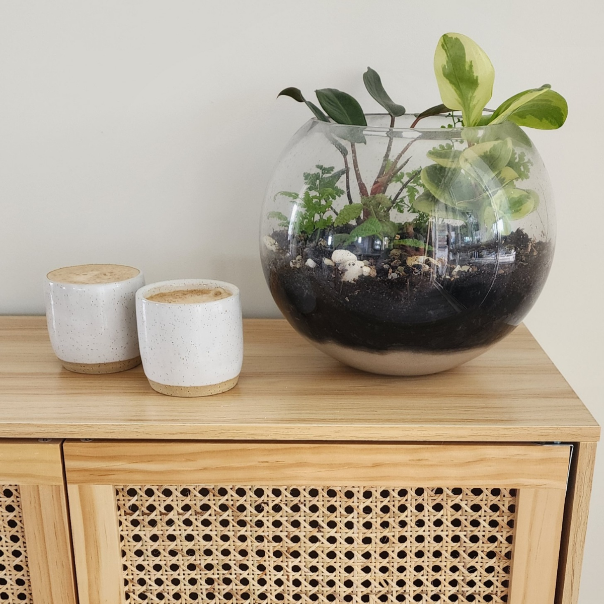 Pottery Speckled Tumbler