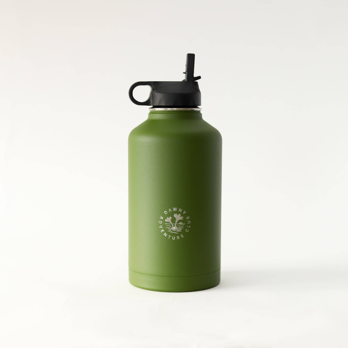 Dawny Adventure Water Bottles 1.9 Litres in Moss with Original Sipper Handle