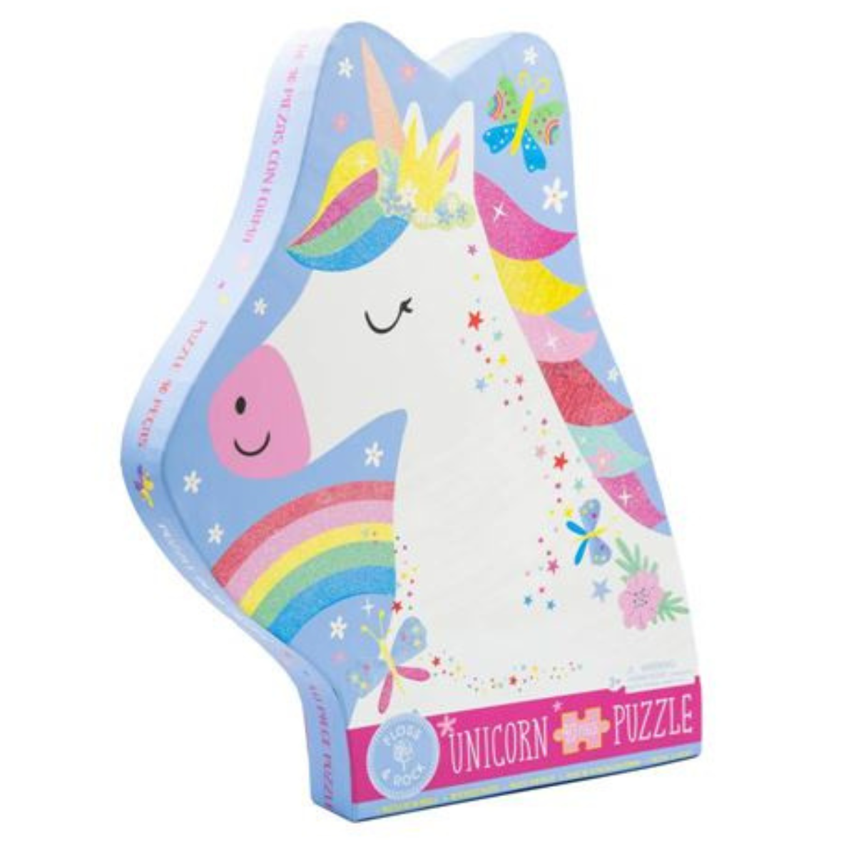 Rainbow Unicorn Shaped Puzzle